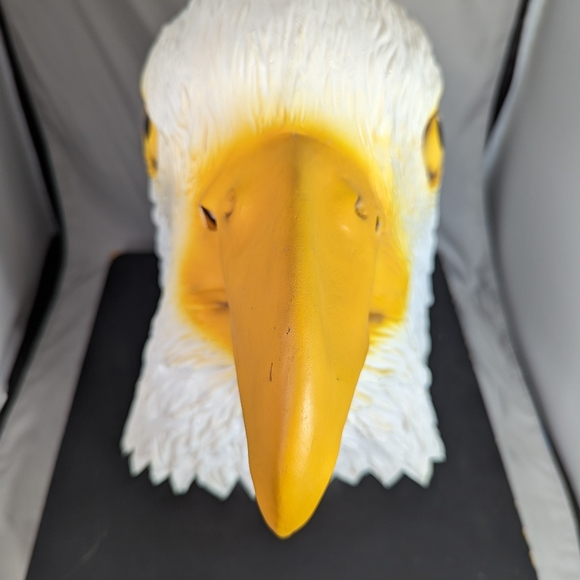 Bald Eagle Mask Adult Latex Rubber Full Head Patriotic America Cosplay Sports - Picture 6 of 10